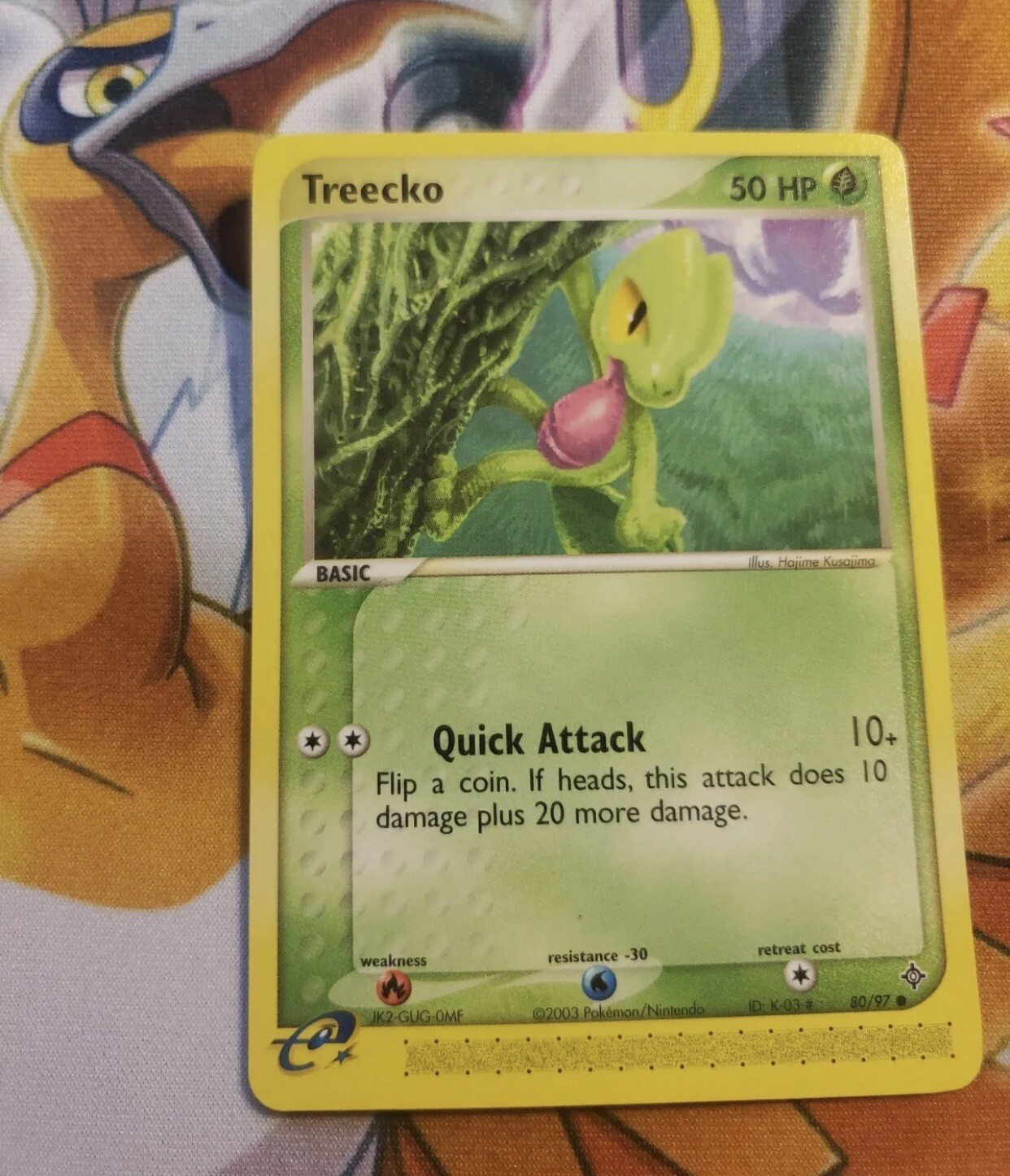 Treecko 80/97 Common EX Dragon Pokemon TCG Near Mint