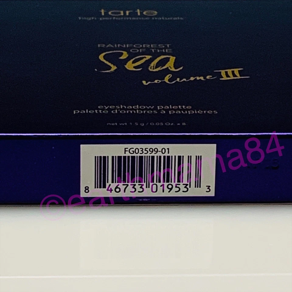BNIB ~ Tarte Rainforest Of The Sea Eyeshadow Palette Vol 3 III ~ Limited Edition - Image 4 of 4