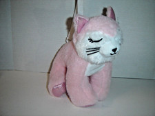 Girls Plush Crossbody Pink Plush Kitty Cat Purse Shoulder Bag