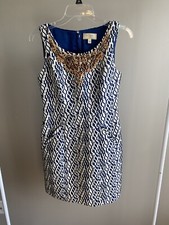 Anthropologie Moulinette Soeurs Mulberry Road beaded dress with pockets