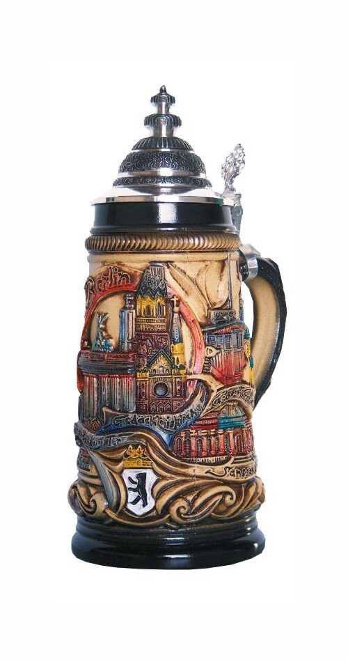 Bierkrug Berlin Panorama Seidel 0,5 Liter Bierseidel ZO 1744/906 NEU