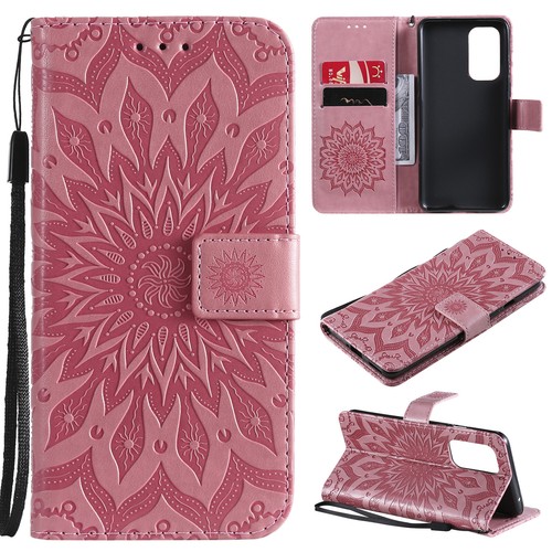 For OnePlus Nord N100 N200 9 8T Flower Pattern PU Leather Flip Wallet Case Cover - Picture 15 of 20