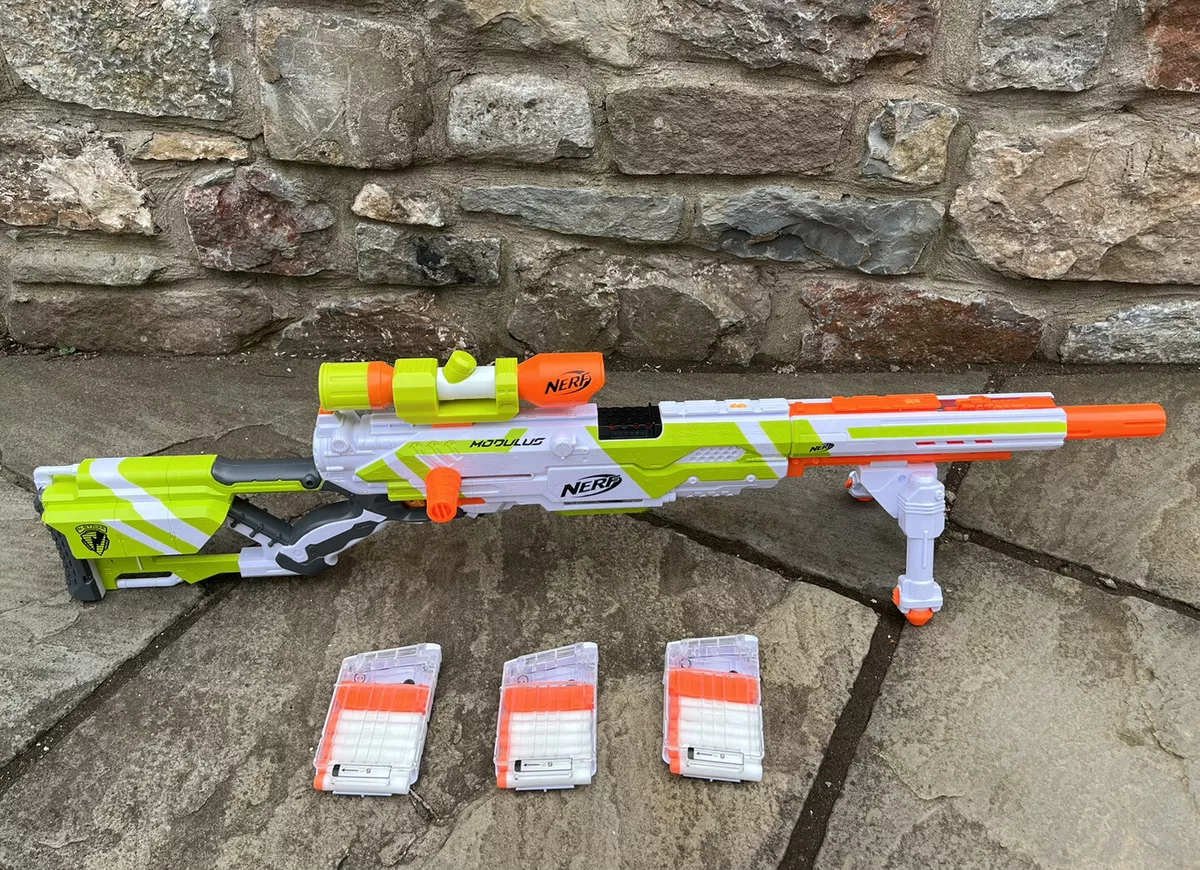 SNIPER Complete Nerf N -Strike Longstrike CS-6 Rifle ELITE Gun