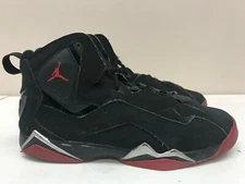 Youth 6.5Y Nike Air True Flight BG Black Red Silver (GS) 343795 003