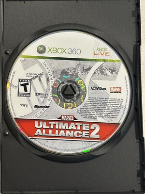 Marvel Ultimate Alliance 2 Xbox 360 (2009) Disc Only, Replacement Case