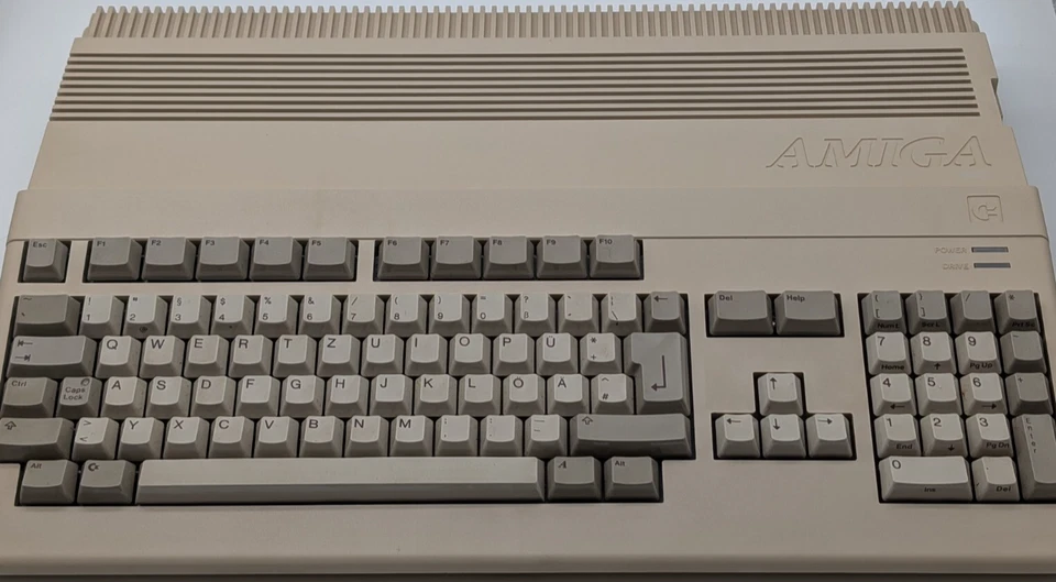 Amiga 500 Rev. 3 + Netzteil - Top Zustand 100% OK - Chicken Lips Serial 10912 💎