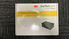 STARTECH.COM 2-Port KVM Switch With Dual DisplayPort - 4k 60Hz