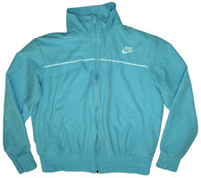NIKE SPORTSWEAR Teal Vintage Athletic Jacket 274523-459 Womens XL 16-18 