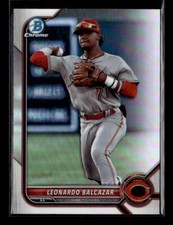 2022 Bowman Draft #BDC-91 Leonardo Balcazar Chrome Refractor