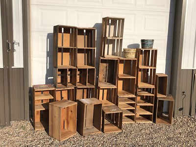 Rustic Fruit Box Antique Vintage Lot of FRUIT Wood Box Crate Rustic Farmhouse Décor | eBay