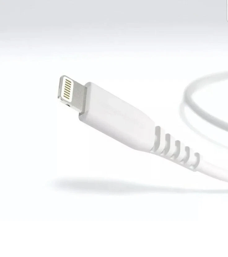 Amazon Basics Lightning to USB-A Cable,Apple MFi Certified iPhone Charger-White - Image 2 of 4