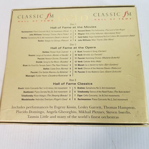 Classic FM Hall Of Fame Gold Movies Opera Classics Shore Bizet Elgar CD Box Set - Picture 4 of 19
