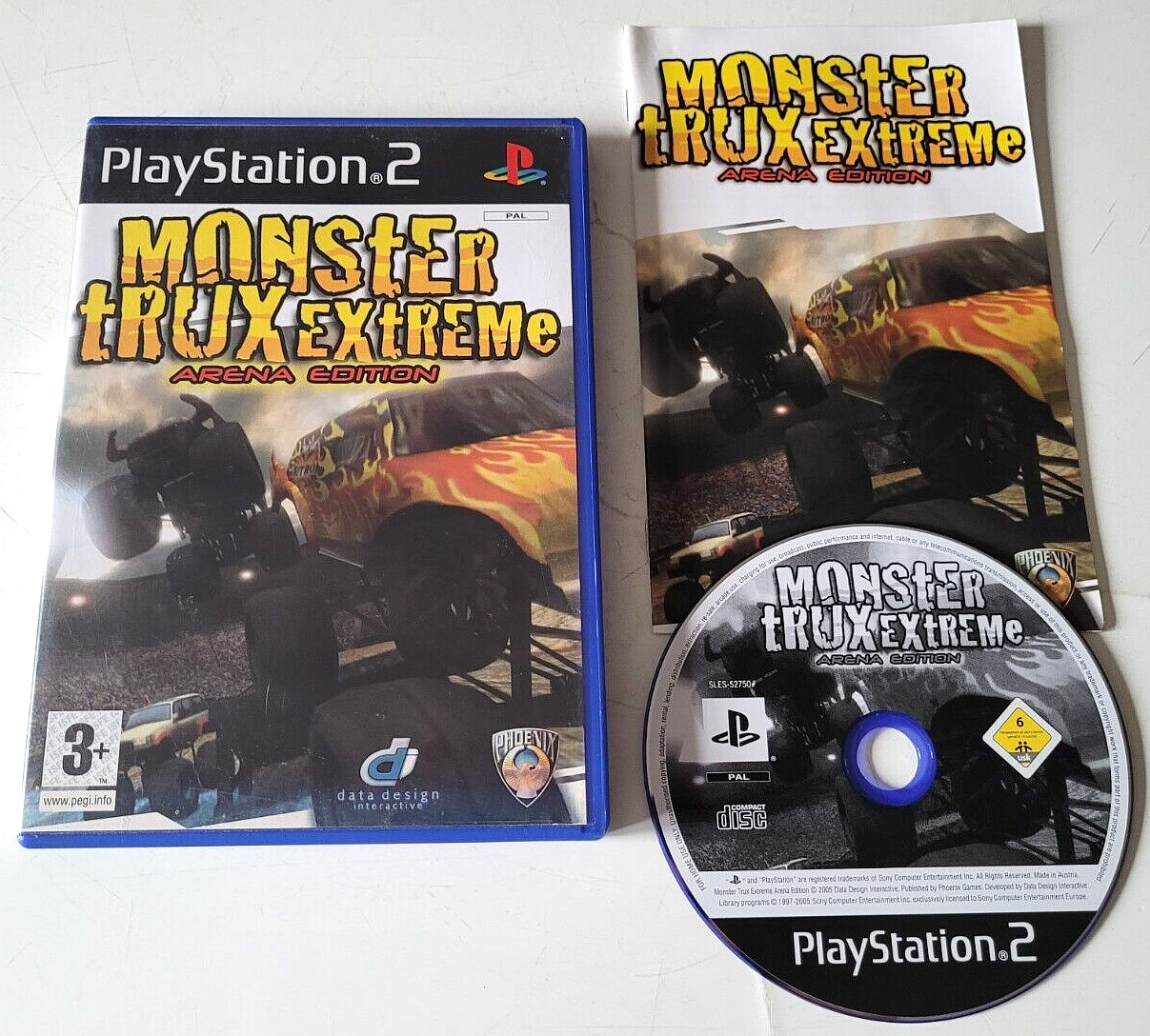 Monster Trux Extreme Arena Edition - PlayStation 2 PS2 - PAL - Complet