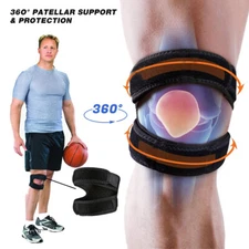 Adjustable Patella Knee Strap Knee Brace Support Knee Arthritis Pain Relief