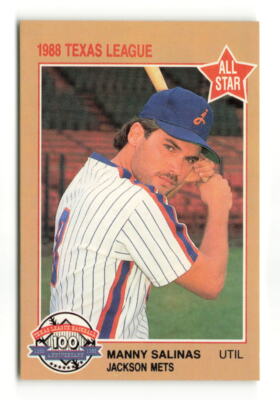1988 Minor League Jackson Mets #14 Manny Salinas | eBay