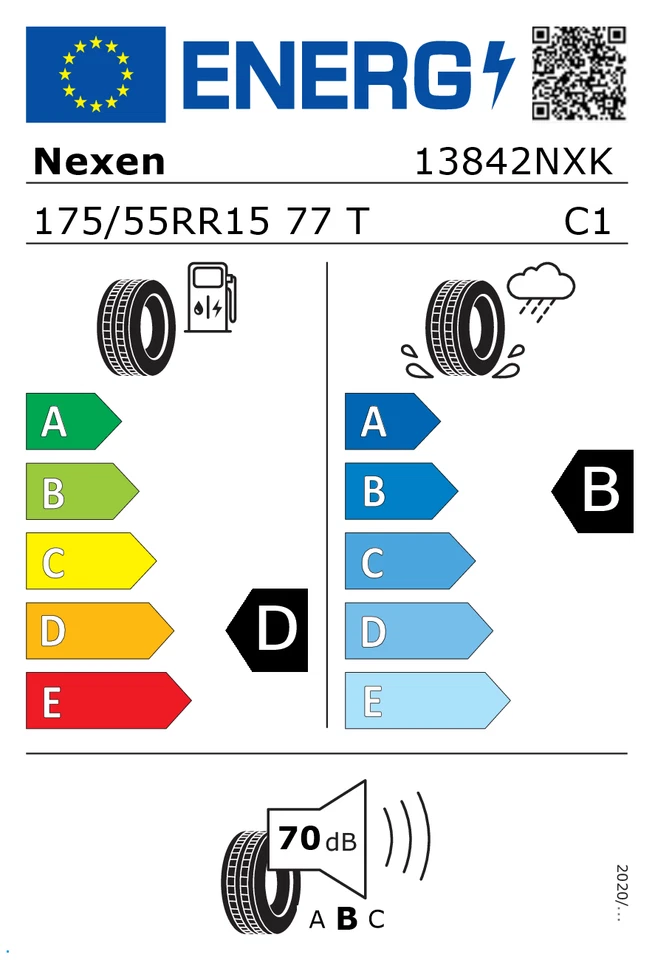 Sommerreifen smart fortwo 451 Reifensatz 155 60 + 175 55 R15 Nexen N Blue - Bild 3 von 3