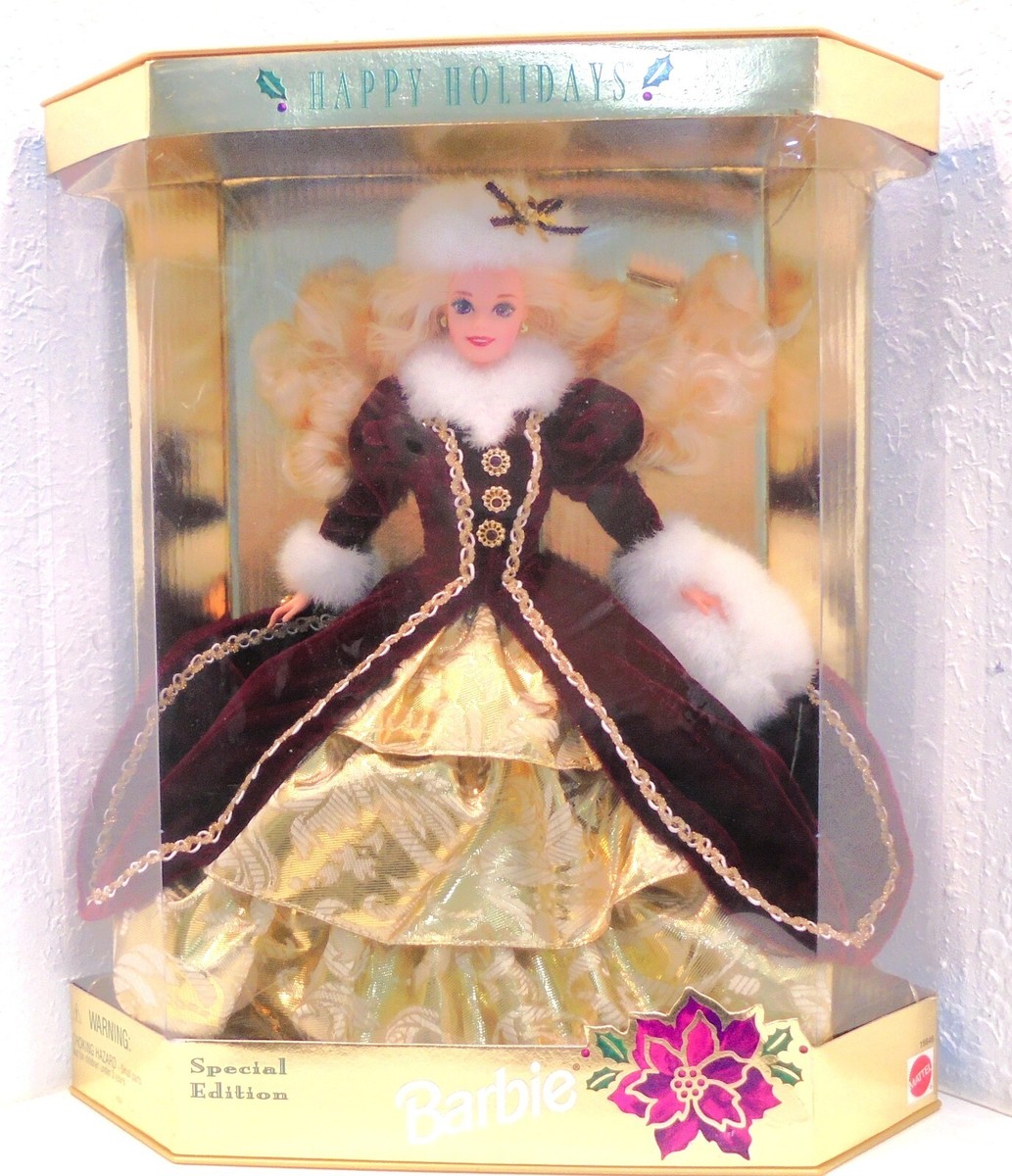 Vintage 1996 Happy Holidays Special Edition Barbie Doll #15646
