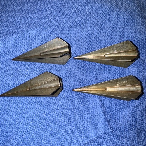 Vintage 1960’s Broadhead - Black CopperHead Magnum - 4 Blade Lot Of 4. H6
