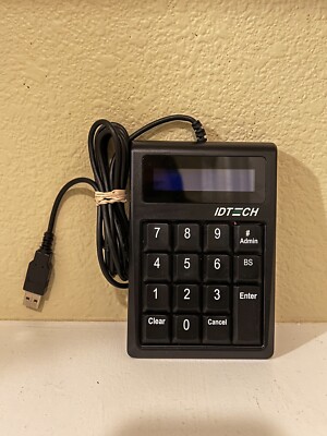 IDTECH SecureKey M Series IDKE-504800BM USB Numeric Keypad For Laptop ...