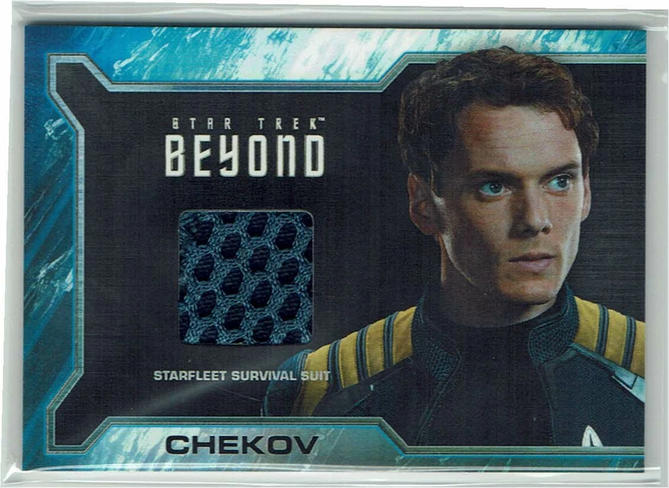 Star Trek Beyond Movie 2017 Wardrobe Relic Reward Card SR8a Anton Yelchin Chekov - Image 3 of 4