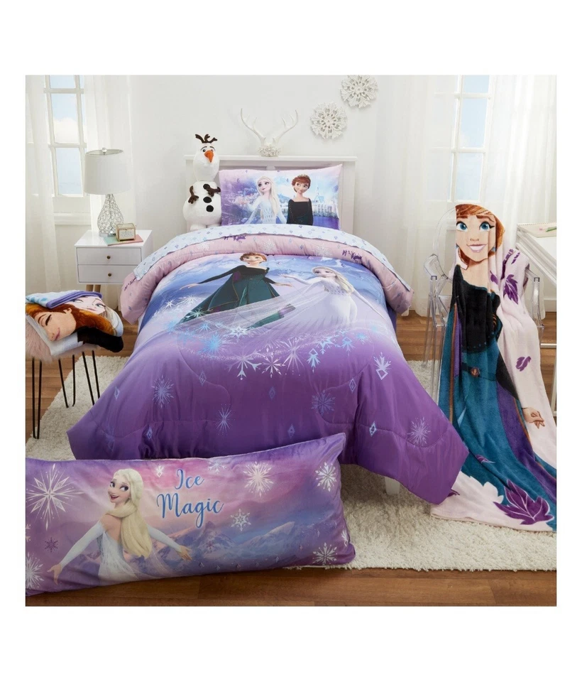 Juego de sábanas de microfibra tamaño completo de 4 piezas Disney Frozen - TOTALMENTE NUEVO  Foto 3 de 4