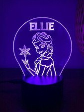 Custom "Frozen" Elsa Night Light
