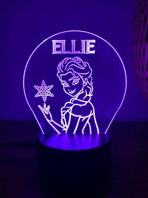 Custom ''Frozen'' Elsa Night Light