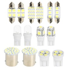 14x Car Interior Package Map Dome License Plate Mixed Led Light Accessories New