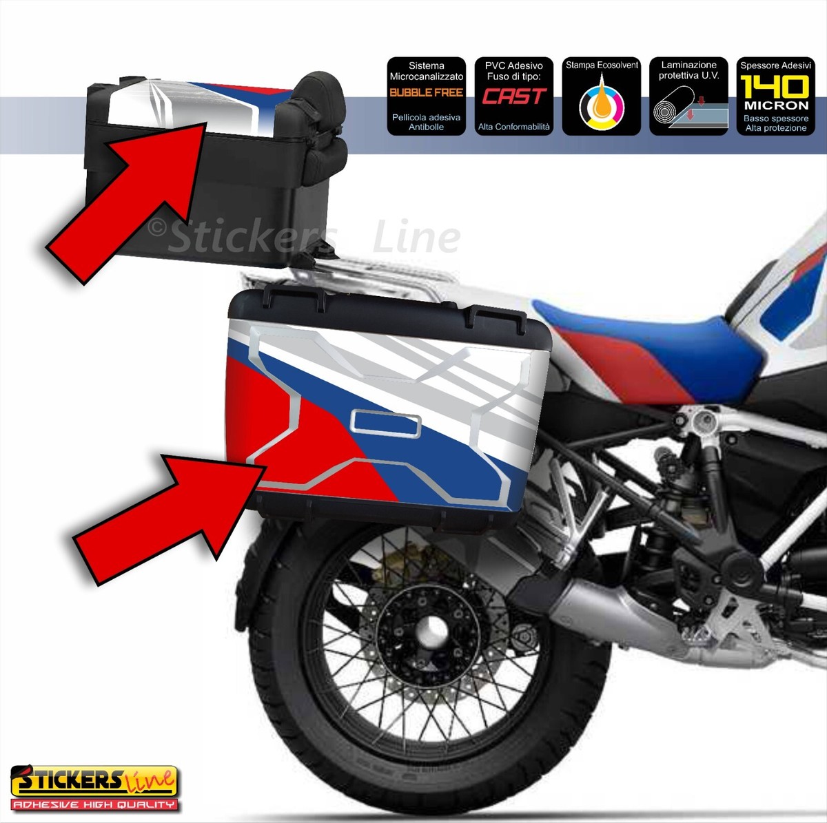 Valigie Mytech Adesivi Per Valigie Bmw Gs 1200 Adesivi Borse Bmw