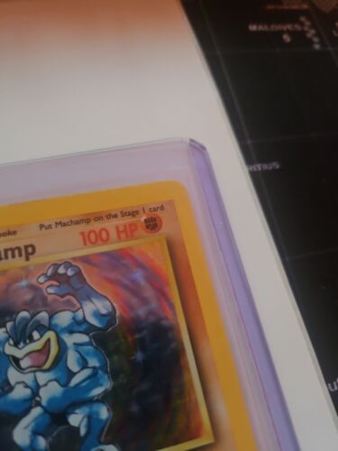MACHAMP HOLO 1st Edition #8 Uncommon PSA Worthty Base Set Pokémon - Picture 3 of 10