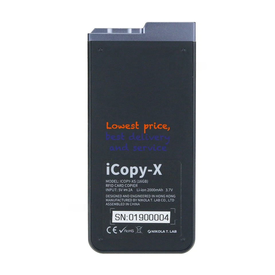 1pc iCopy-X XS Automatic Card Copier Portable RFID Reader Writer English ICOPYX - Image 4 of 4