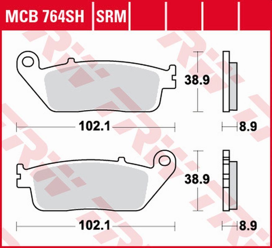 Plaquettes de frein KH142 Sinter Honda FJS 400 Silverwing 06-16 frein scooter FJS