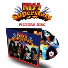 Kiss SUPERSTARS OF  77 Picture Disc Lp gatefo...
