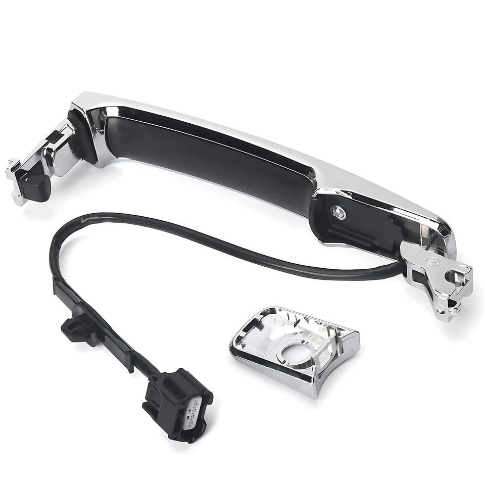 Manija de puerta delantera izquierda cromada para Nissan Rogue 2010-2013 entrada inteligente Foto 4 de 4