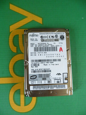 Fujitsu 40GB IDE PATA 2,5'' Laptop Festplatte HDD MHT2040AH (I47-A)
