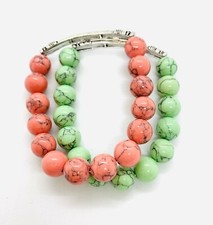 Stackable Beaded Bracelet Set Multicolor