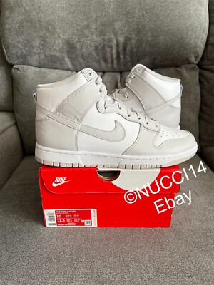 Size 10 - Nike Dunk High Retro White Vast Grey with Receipt DD1399-100