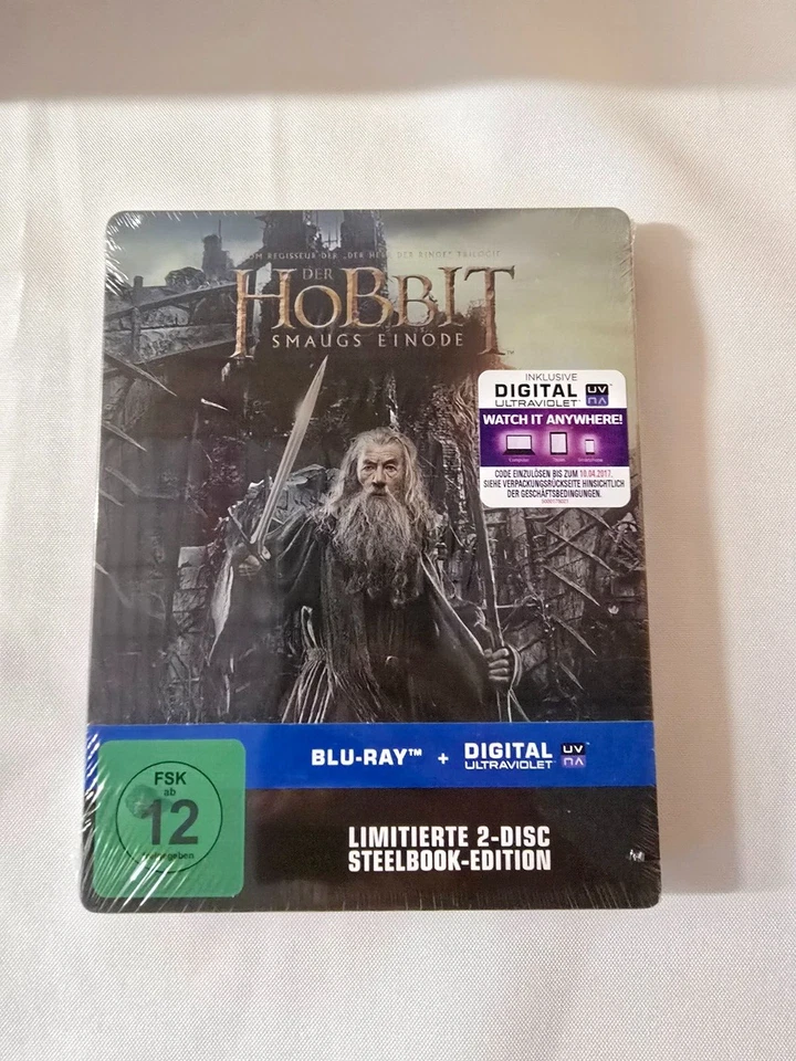 Der Hobbit: Smaugs Einöde -Blu Ray Steelbook - NEU und OVP!! - Bild 1 von 1