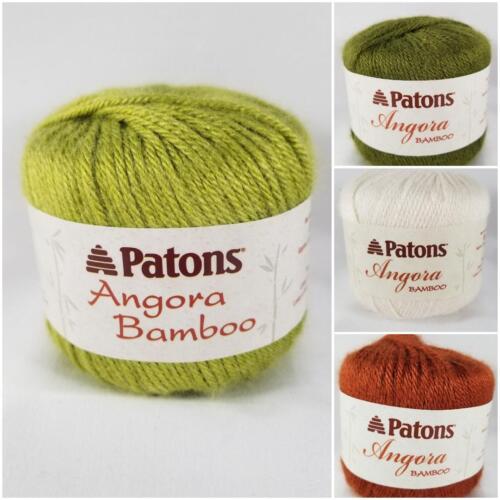 Patons Yarn Angora Bamboo 55% Bamboo 35% Wool 10% Angora 80y 1.75oz - Picture 1 of 8