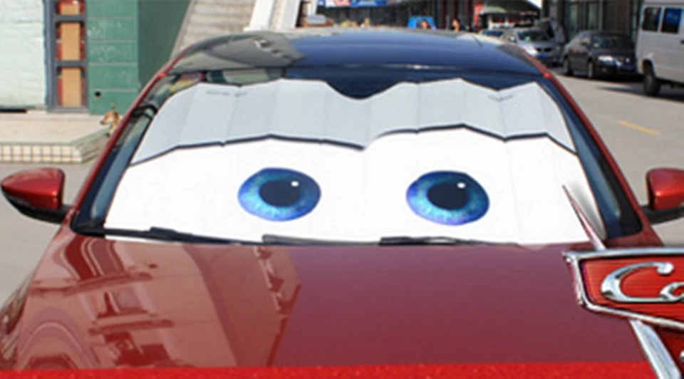 Parasol Coche Plegable Visera Parabrisas Bloque Ventana Cubierta Protección UV Gris Foto 3 de 4