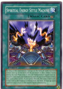 Spiritual Energy Settle Machine - LOD-082 - Common - 1st Edition x3 - Lightly Pl