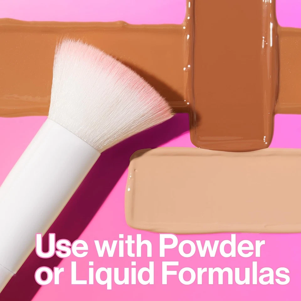 Wet N Wild Kabuki Brush, Flat Top for All Formulas, Densely-Packed Synthetic Bri Foto 2 de 4