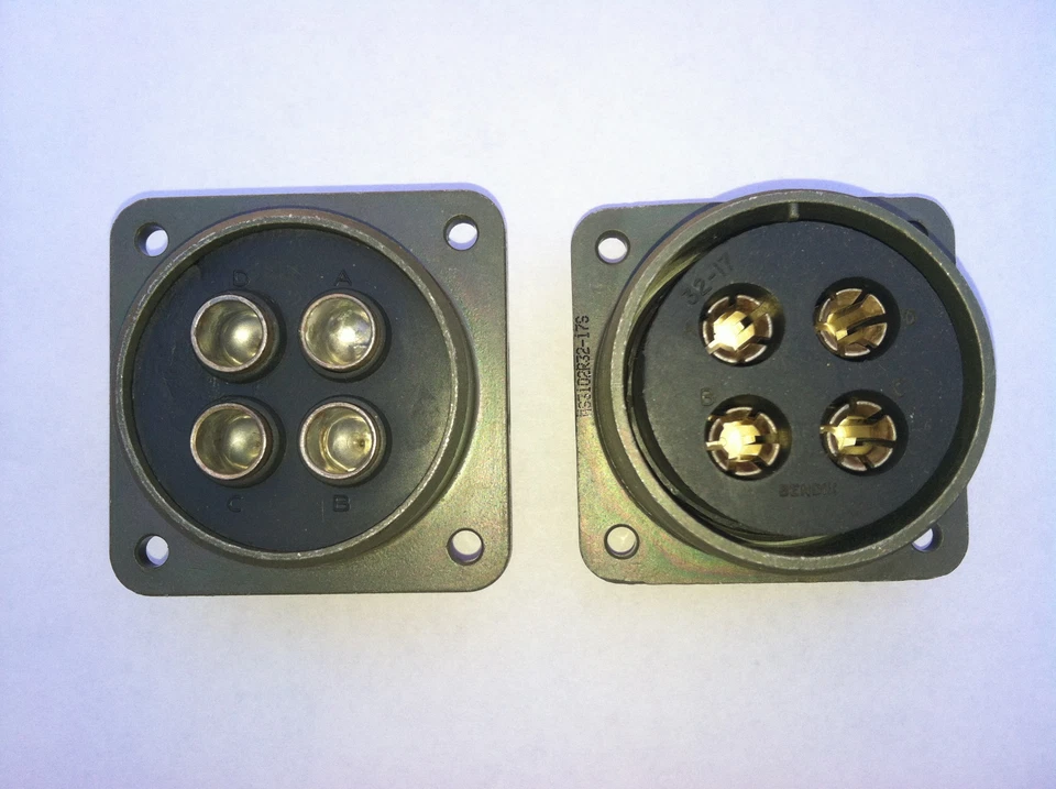 Bendix MS3102R32-17S Mil Spec Circular Connector NSN 5935-00-552-7555 - NOS - Image 2 of 4