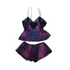 frederick  s of hollywood lace pajama set