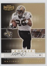 2001 Playoff Preferred Rookie National Treasures Gold 36/50 Deuce McAllister tg5