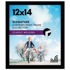 Americanflat 12x14 Picture Frame, Signature Collection, Shatter-Resistant Glass