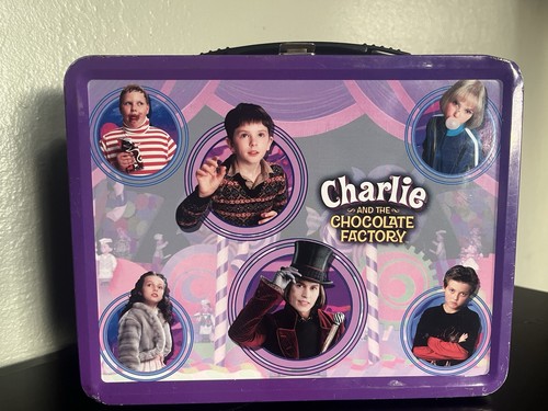 NECA Charlie and the Chocolate Factory Metal Lunch Box and Thermos