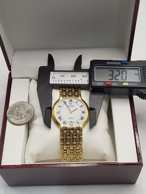 SWISS [WORKS] 32mm Raymond Weil Fidelio 18K Gold Plated Unisex