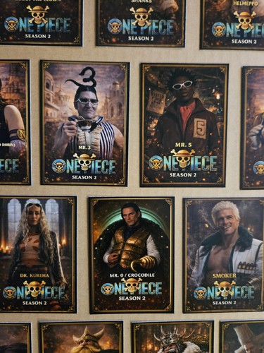 Jeu de cartes personnalisées One Piece Live Action saison 2 - 32 cartes - Photo 6/23