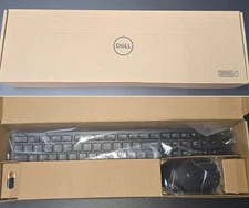 NEW - Dell KM5221W Wireless Combo Keyboard & Mouse BLACK